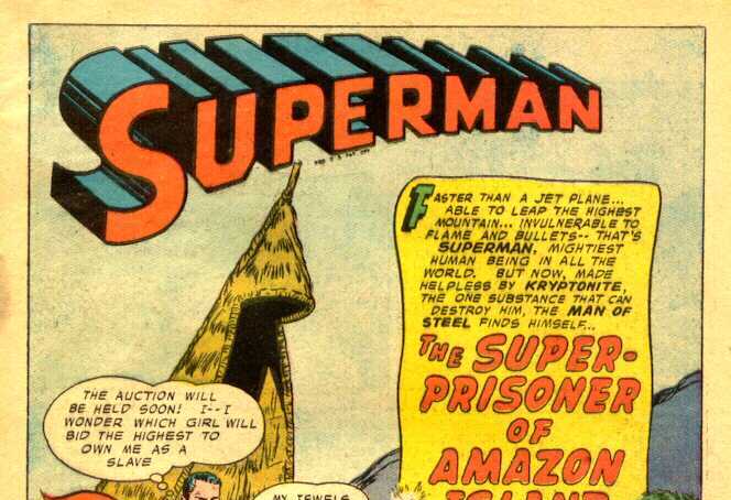 ACTION COMICS NO.235 SPLASH PAGE