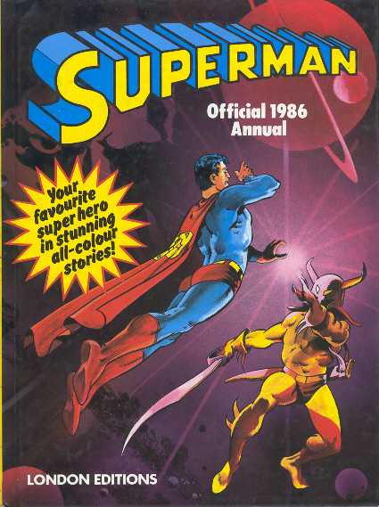 SUPERMAN BRITISH ANNUALS