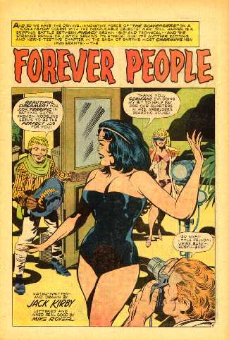 THE FOREVER PEOPLE 10 SPLASH PAGE