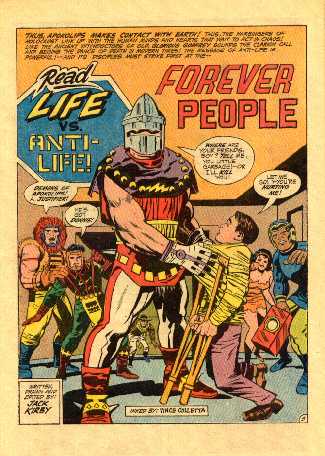 THE FOREVER PEOPLE 3 SPLASH PAGE