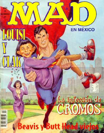 SUPERMAN EN LA REVISTA MAD EN MEXICO