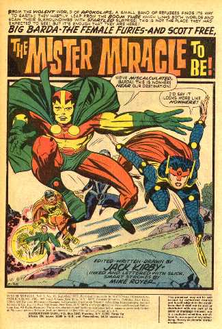 MISTER MIRACLE 10 SPLASH PAGE