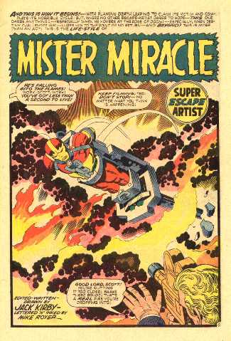 MISTER MIRACLE 11 SPLASH PAGE