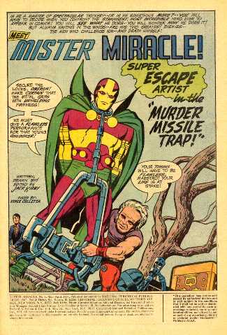 MISTER MIRACLE 1 SPLASH PAGE