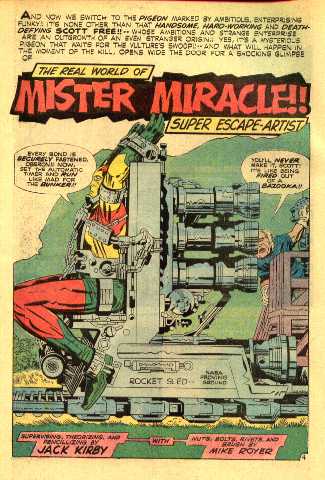 MISTER MIRACLE 6 SPLASH PAGE