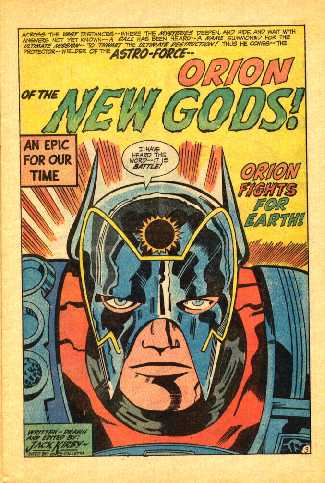 THE NEW GODS 1 SPLASH PAGE
