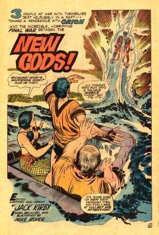 THE NEW GODS 6 SPLASH PAGE