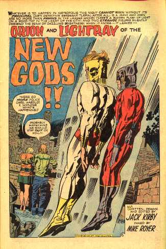 THE NEW GODS 8 SPLASH PAGE