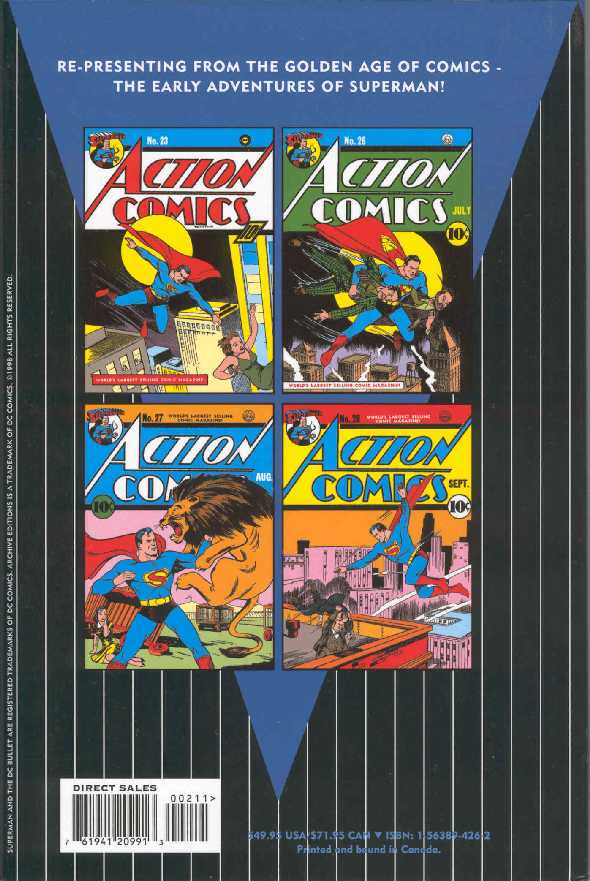 SUPERMAN THE ACTION COMICS ARCHIVES VOL.2