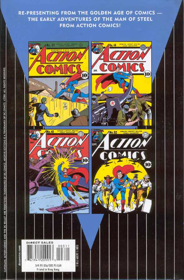 SUPERMAN THE ACTION COMICS ARCHIVES VOL.3