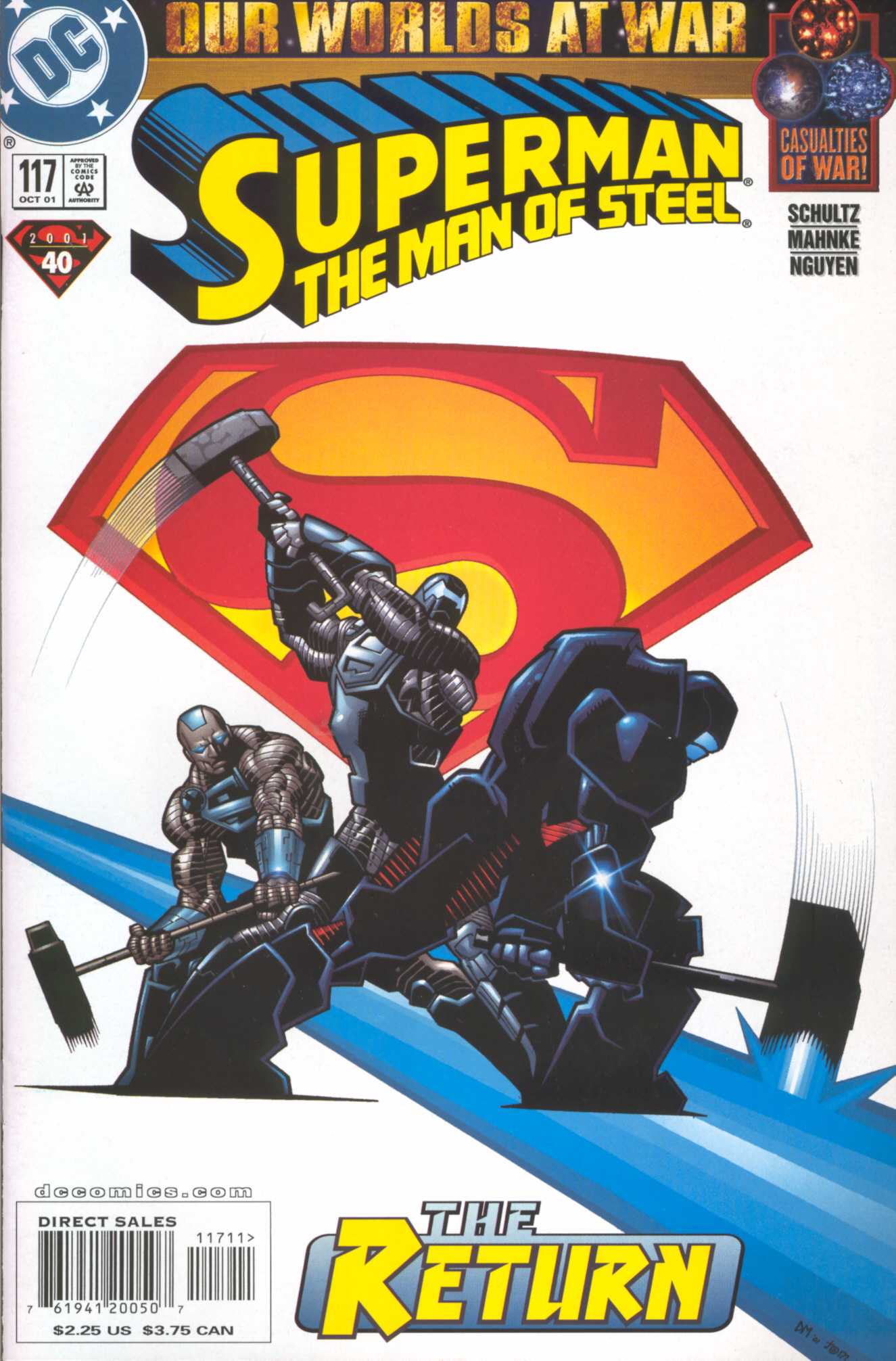 SUPERMAN THE MAN OF STEEL NO.117