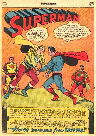 SUPERMAN NO.65 SPLASH PAGE
